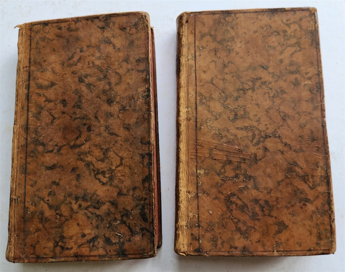 1773 VOYAGE to ROME 2 VOLUMES SET in FRENCH ANTIQUE - 3