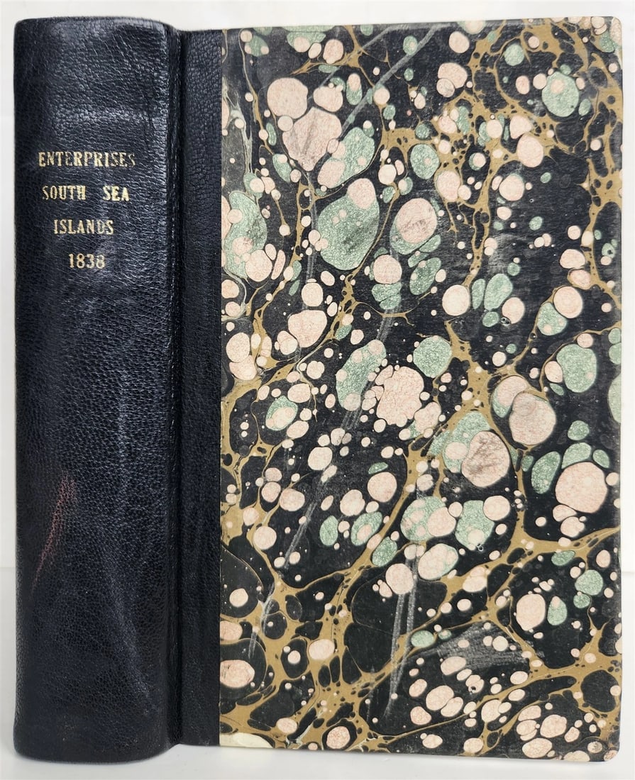 1838 NARRATIVE of MISSIONARY ENTERPRISES in SOUTH SEA ISLAND antique ILLUSTRATED - 3