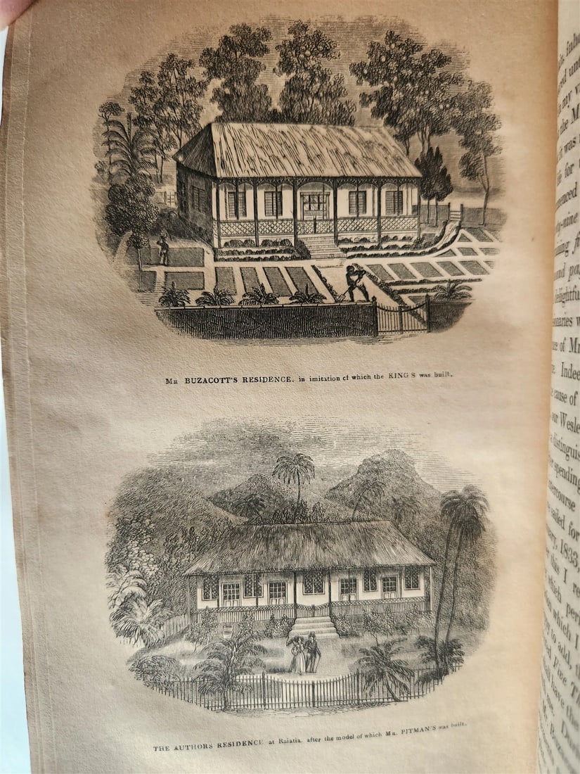 1838 NARRATIVE of MISSIONARY ENTERPRISES in SOUTH SEA ISLAND antique ILLUSTRATED - 6