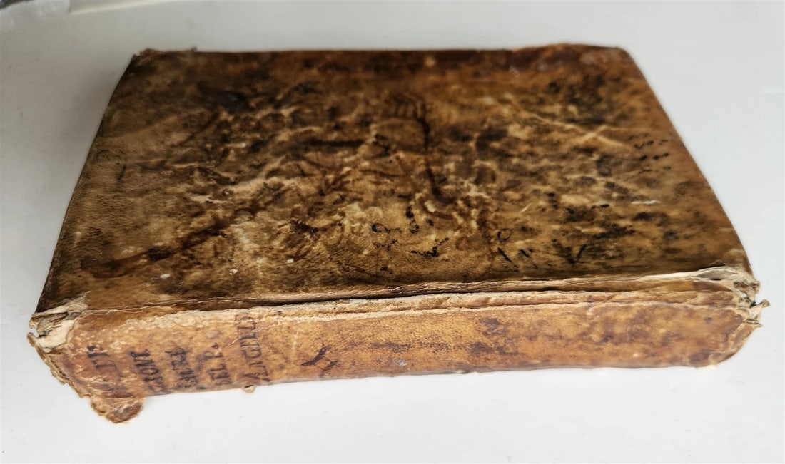 1741 POETRY by Gerardo de Angelis antique in ITALIAN vellum binding - 17