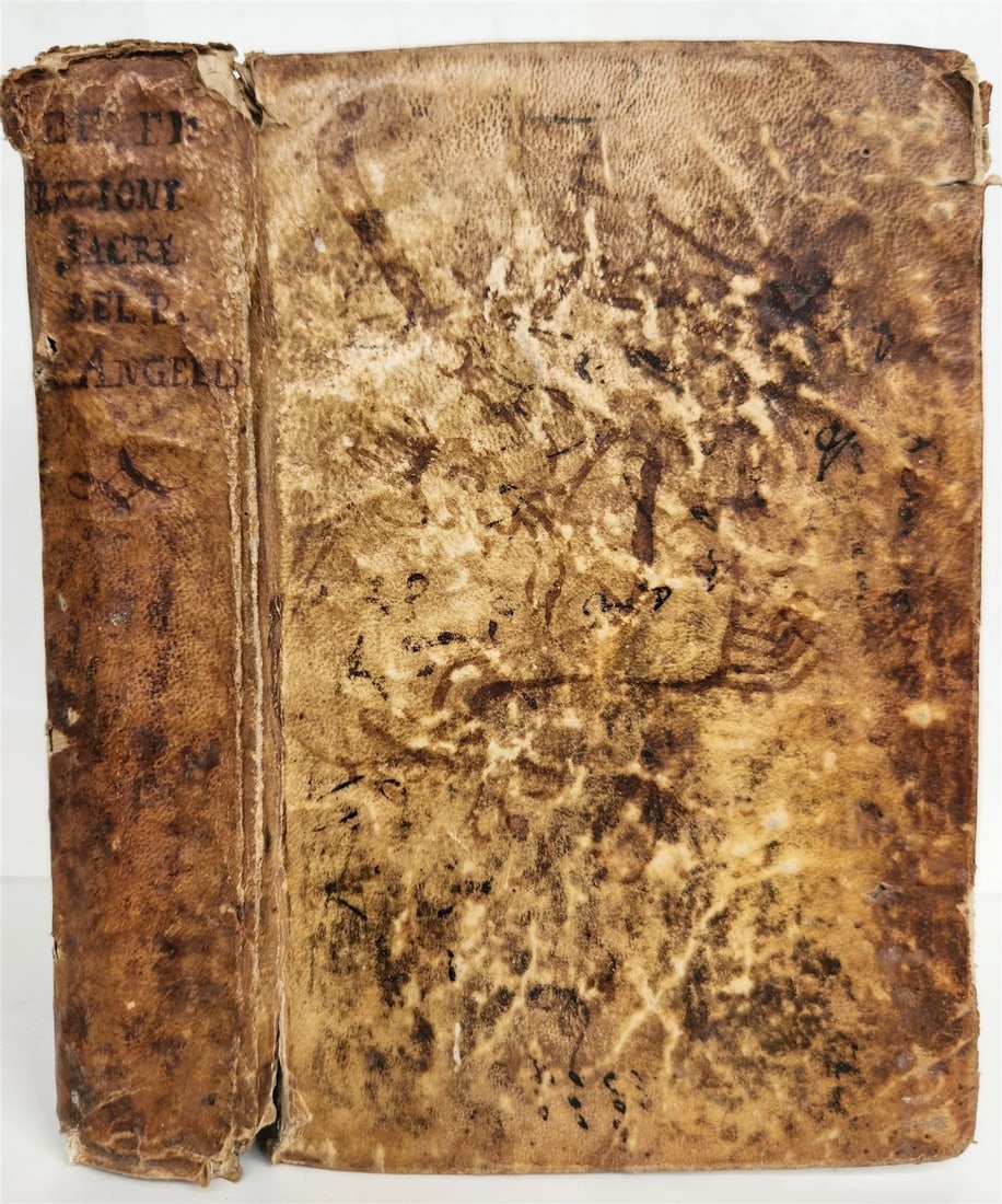 1741 POETRY by Gerardo de Angelis antique in ITALIAN vellum binding - 2