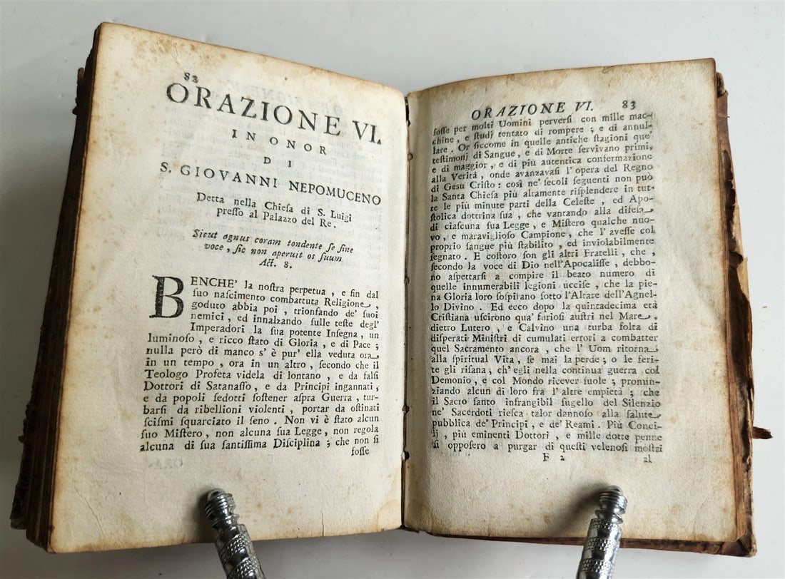 1741 POETRY by Gerardo de Angelis antique in ITALIAN vellum binding - 8