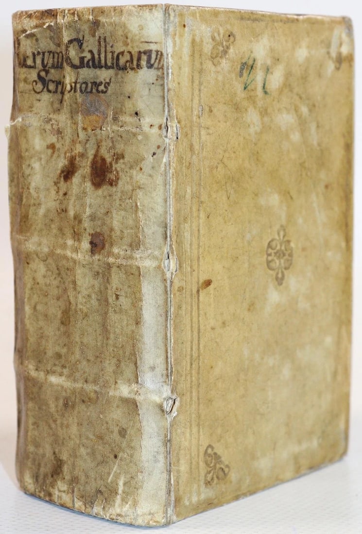 1606 HISTORY of FRANCE Jean Froissart & Phillippe de Commines antique vellum (1 of 10)
