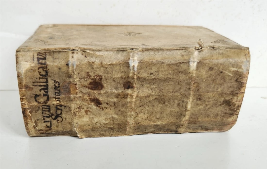 1606 HISTORY of FRANCE Jean Froissart & Phillippe de Commines antique vellum - 3