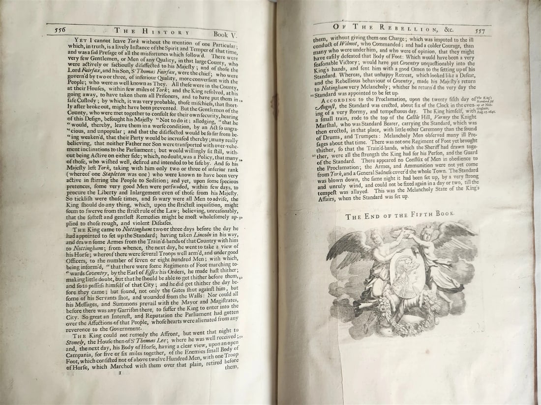 1707 HISTORY of REBELLION & CIVIL WARS in ENGLAND BEGUN in 1641 antique 4 FOLIOS - 11
