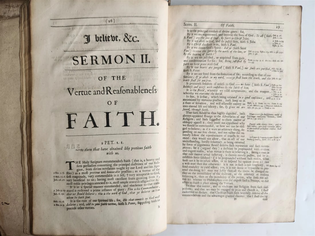 1686 Works of Isaac Barrow Sermons upon all Articles in Apostles Creed antique - 4