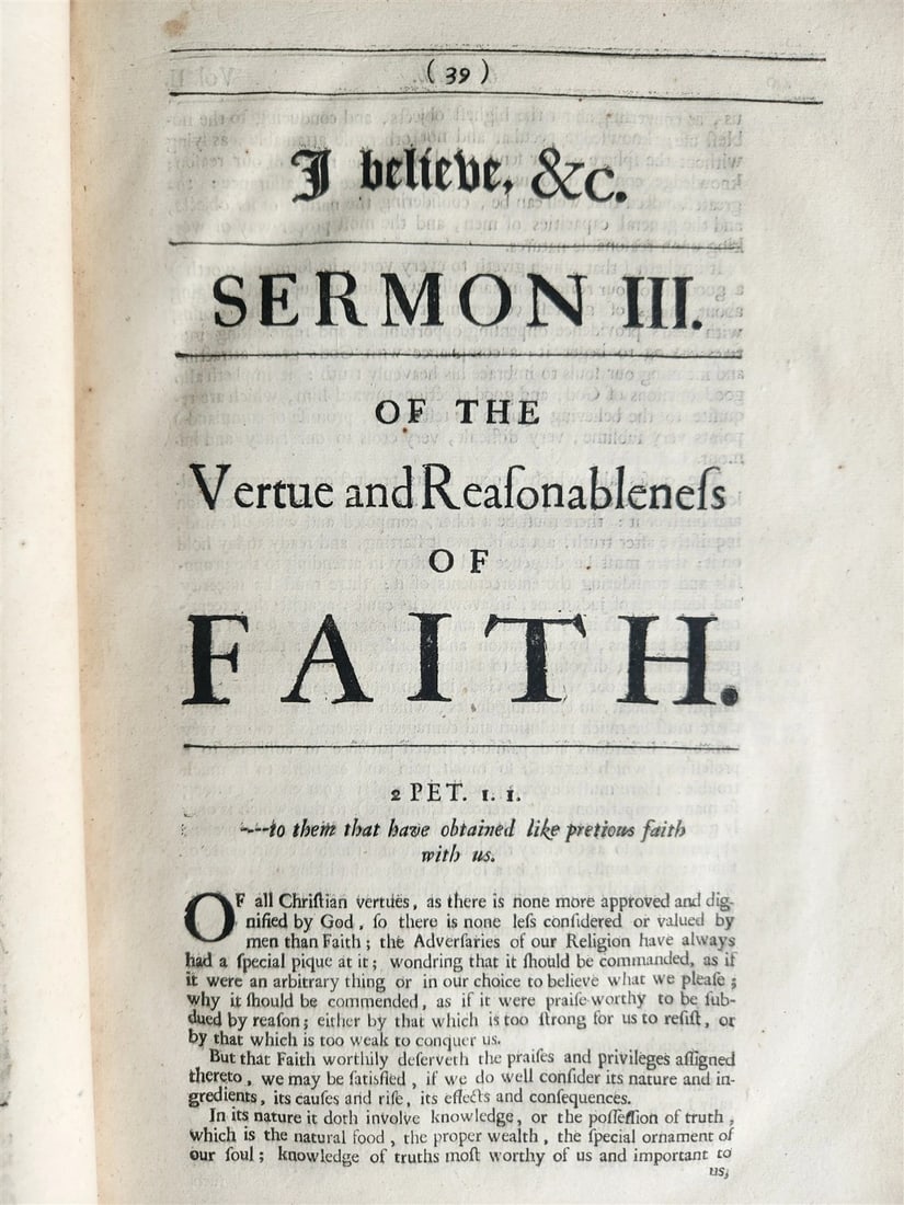 1686 Works of Isaac Barrow Sermons upon all Articles in Apostles Creed antique - 6