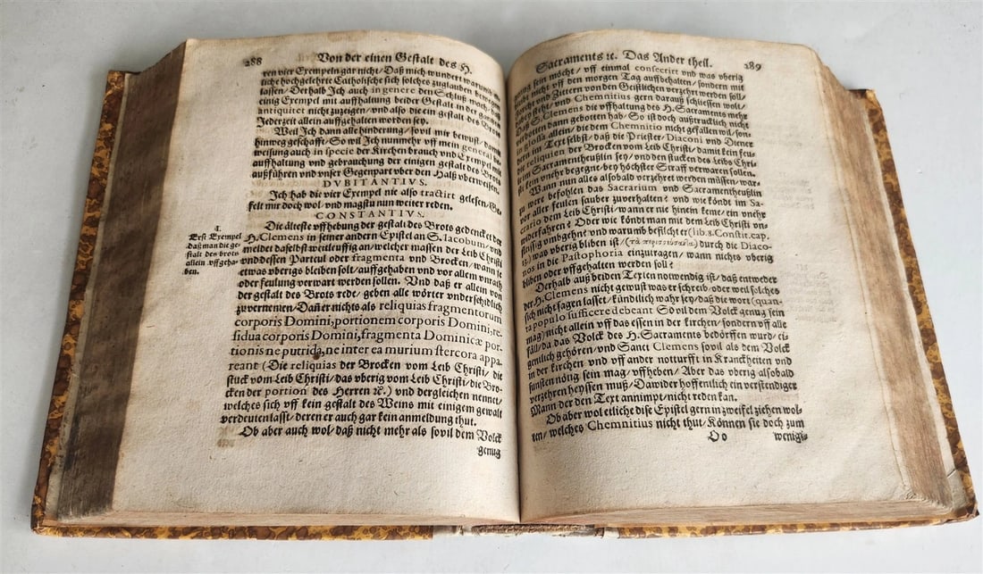 1596 THEOLOGY in GERMAN by Johannes Pistorius antique - 6