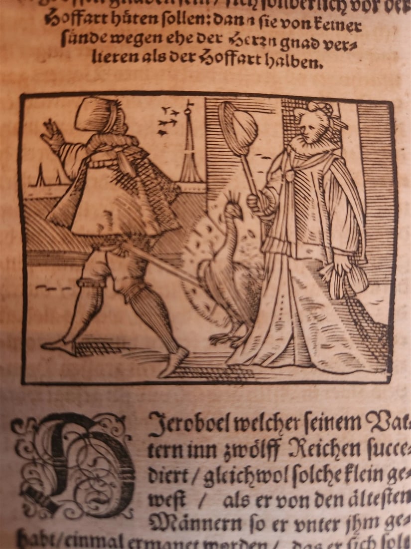 1593 ILLUSTRATED GERMAN COURT RULES antique 16th century VELLUM BINDING rare - 14