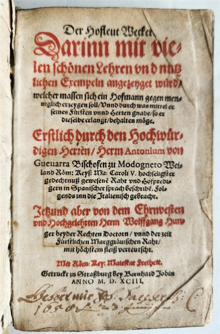 1593 ILLUSTRATED GERMAN COURT RULES antique 16th century VELLUM BINDING rare - 2