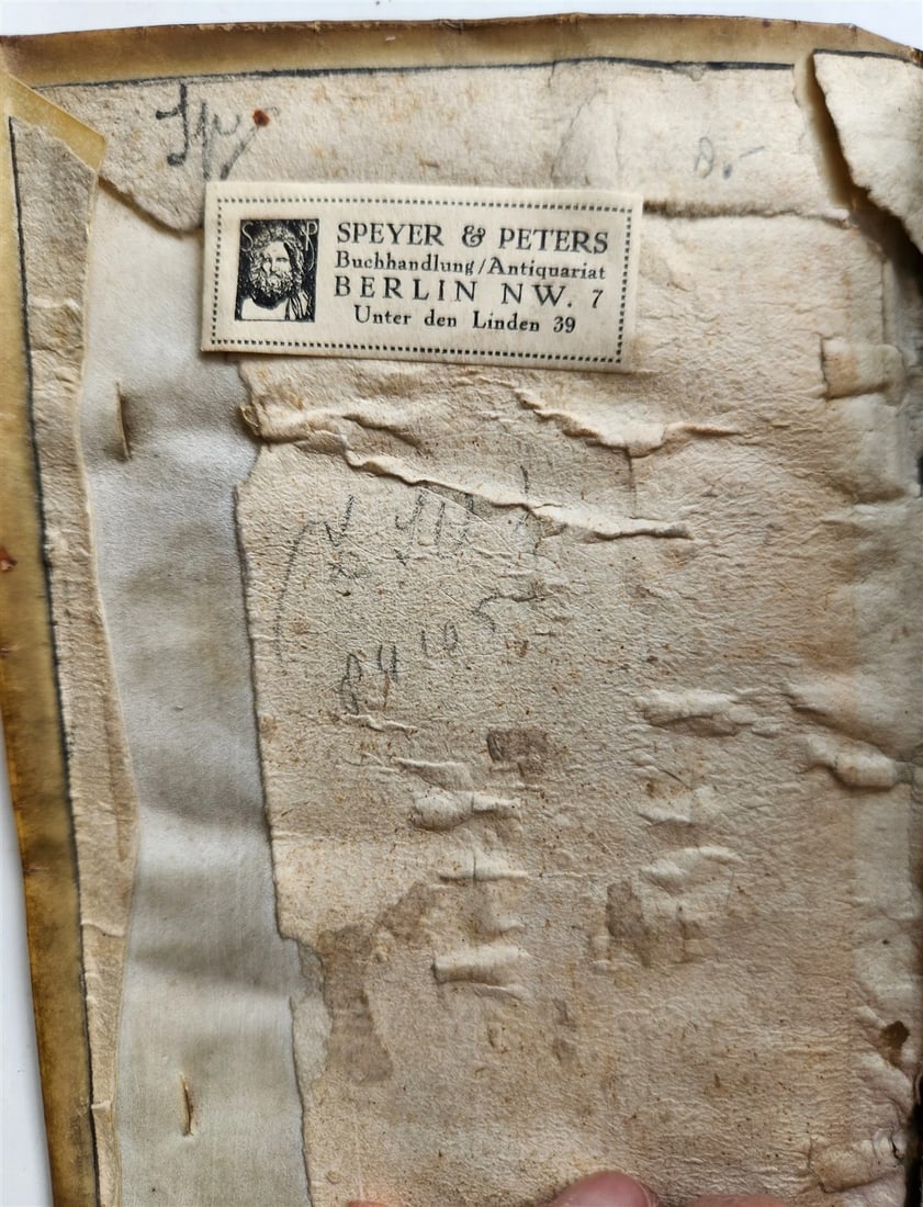 1593 ILLUSTRATED GERMAN COURT RULES antique 16th century VELLUM BINDING rare - 4