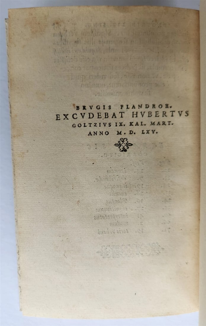 1565 ROMAN LAW TREATISE by FLEMISH JURIST Jacobus RAEVARDUS antique 16th century - 6