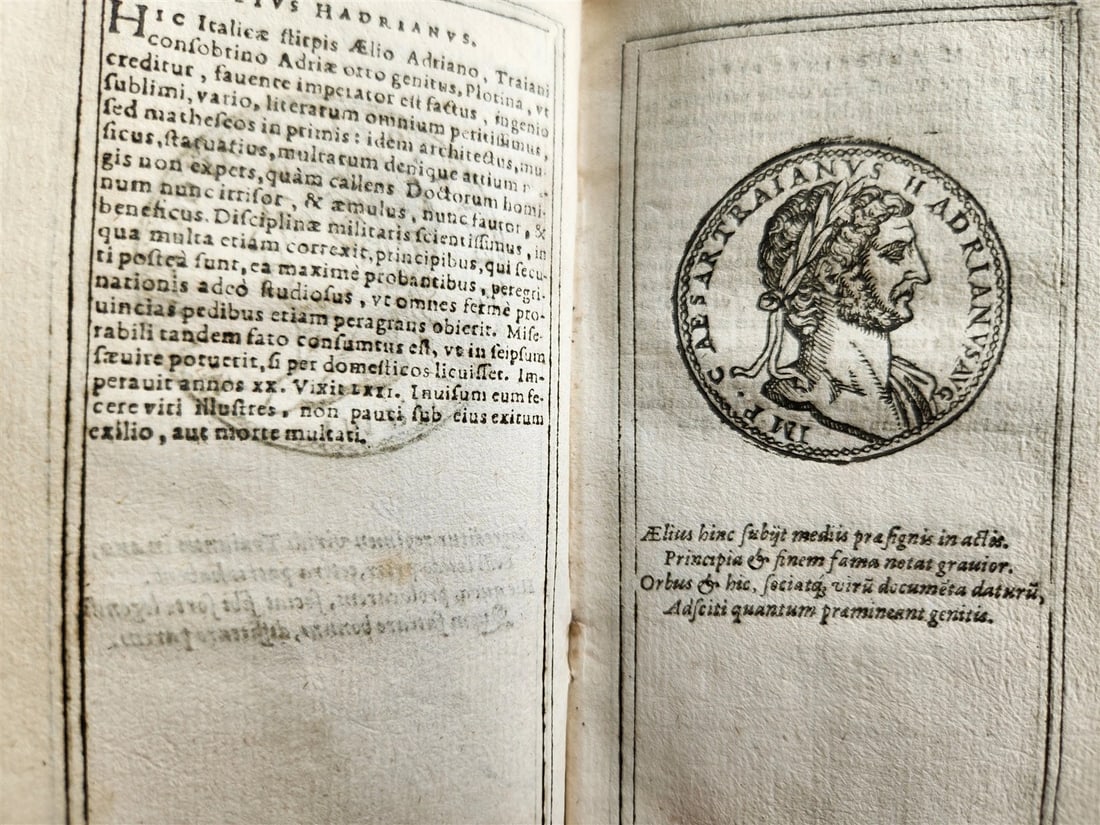 1599 IMAGES OF ROMAN EMPERORS antique ILLUSTRATED Plantin Press - 10