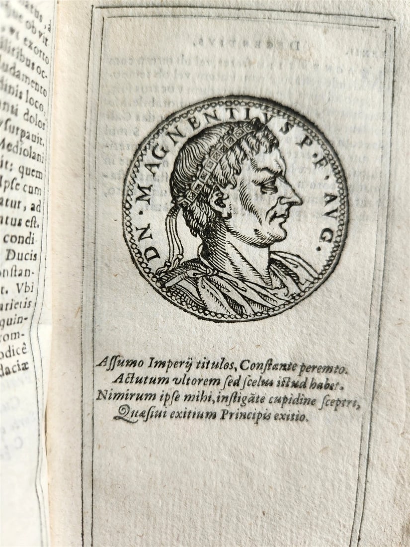 1599 IMAGES OF ROMAN EMPERORS antique ILLUSTRATED Plantin Press - 18