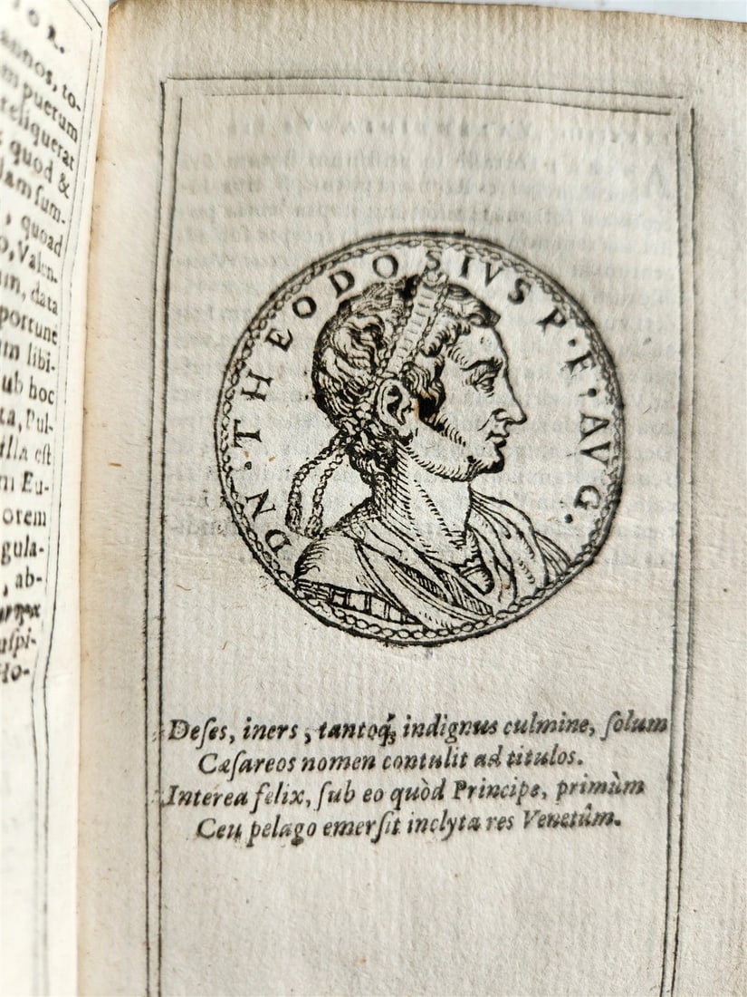 1599 IMAGES OF ROMAN EMPERORS antique ILLUSTRATED Plantin Press - 20