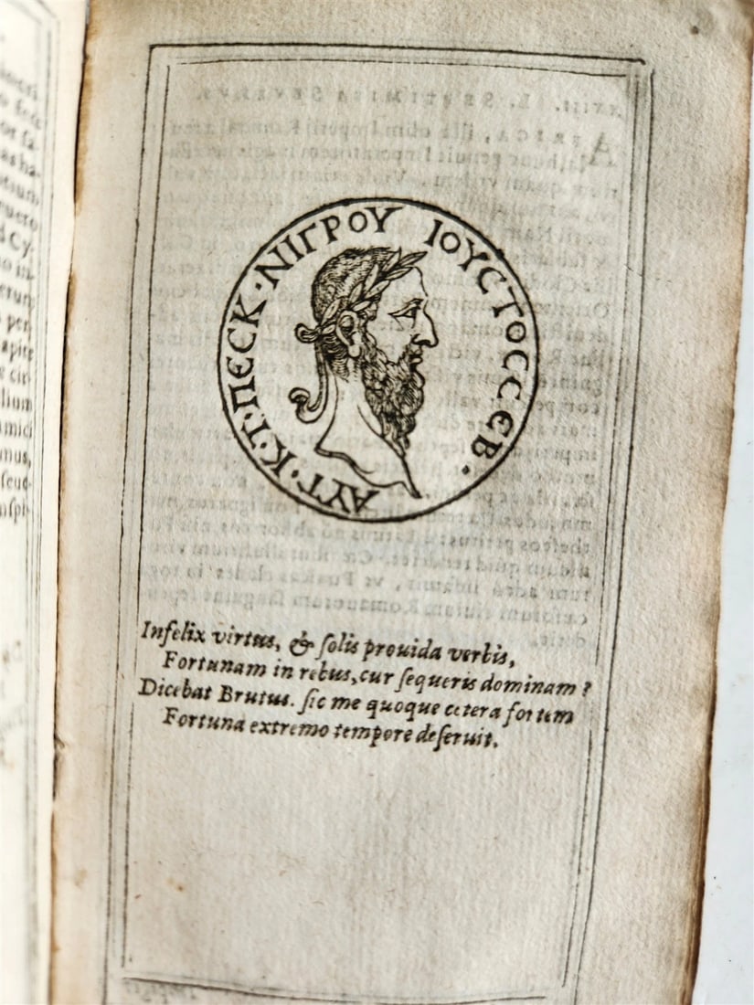1599 IMAGES OF ROMAN EMPERORS antique ILLUSTRATED Plantin Press - 4