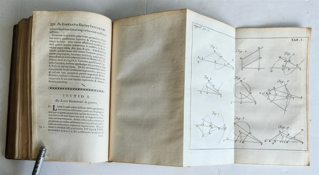 1771 Treatise of Algebra ILLUSTRATED antique in ENGLISH - 13