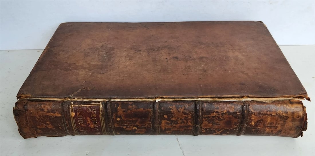 1771 Treatise of Algebra ILLUSTRATED antique in ENGLISH - 2