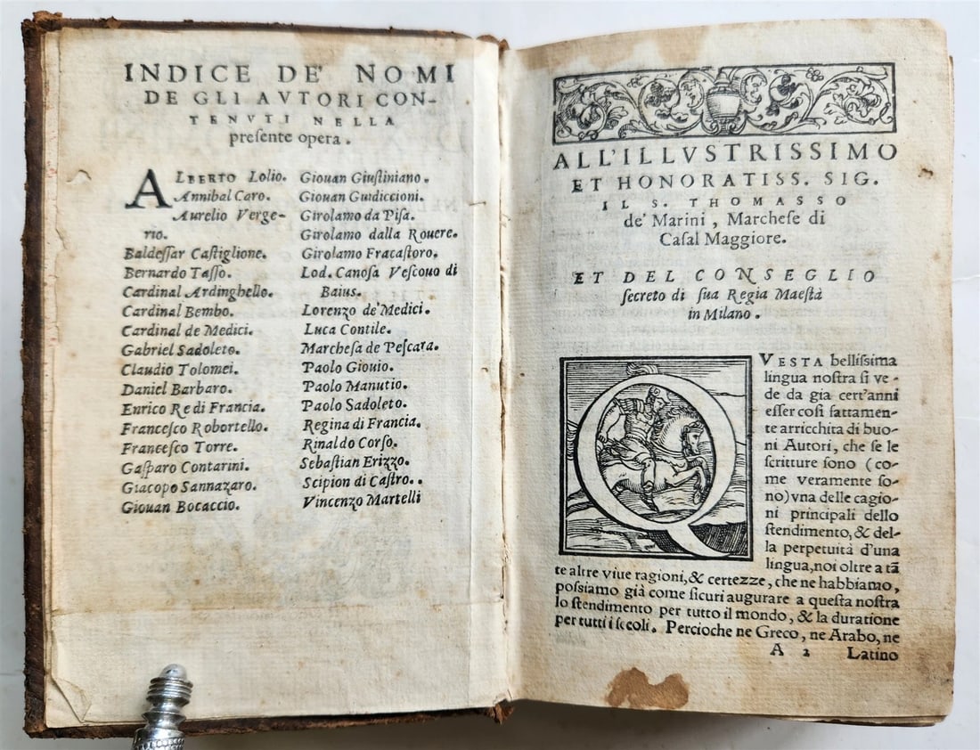 1564 LETTERE DI XIII. HUOMINI ILLUSTRI antique in ITALIAN 16th century - 5