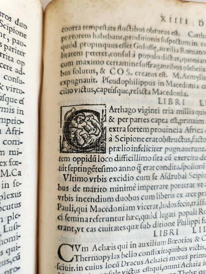 1542 ROMAN HISTORY by TITUS LIVIUS antique 16th CENTURY FOLIO - 13