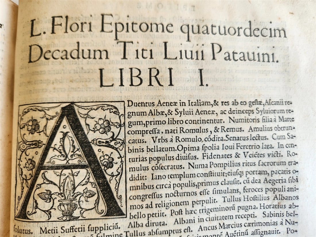1542 ROMAN HISTORY by TITUS LIVIUS antique 16th CENTURY FOLIO - 14