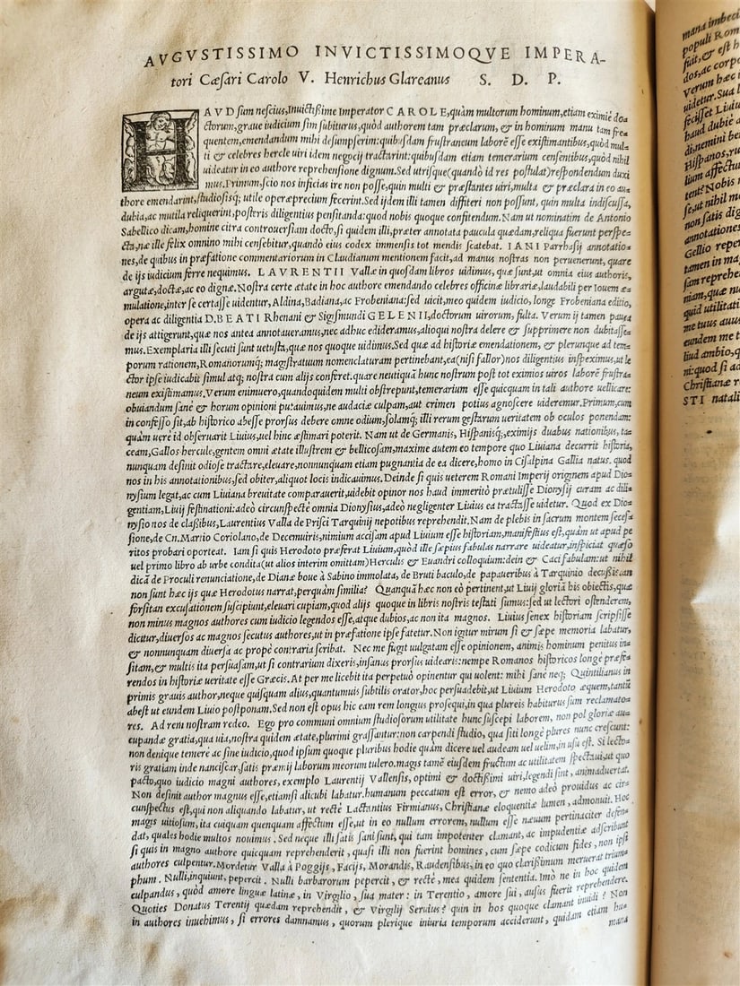 1542 ROMAN HISTORY by TITUS LIVIUS antique 16th CENTURY FOLIO - 9