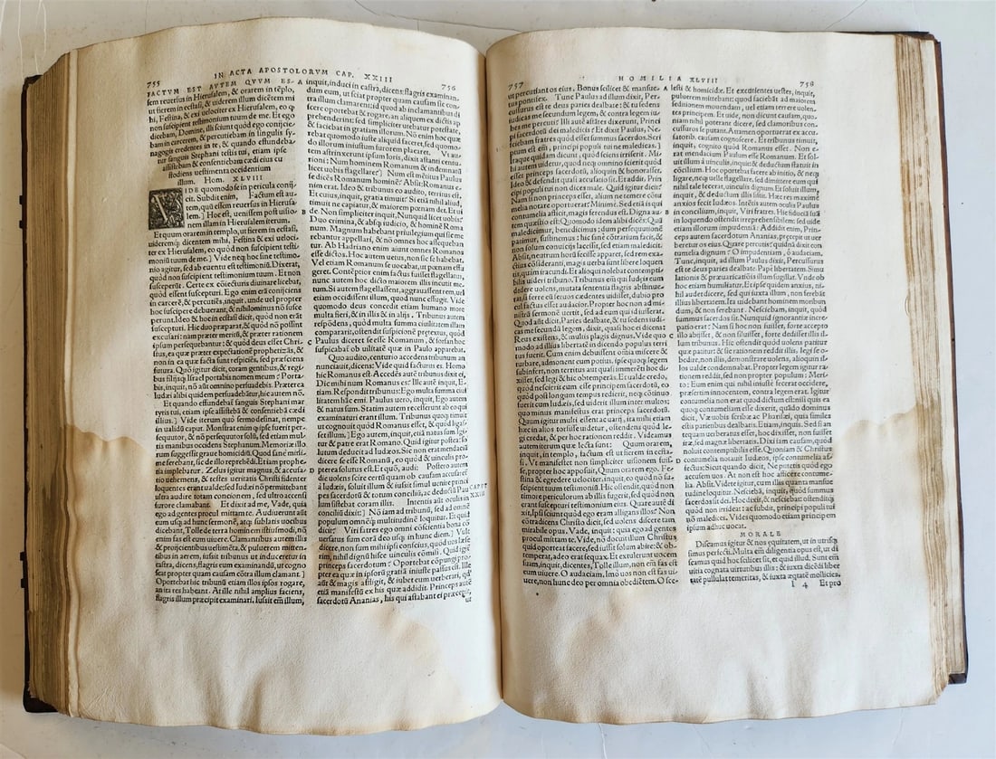 1547 Joannes CHRYSOSTOMUS OPERA antique 16th CENTURY FOLIO - 16