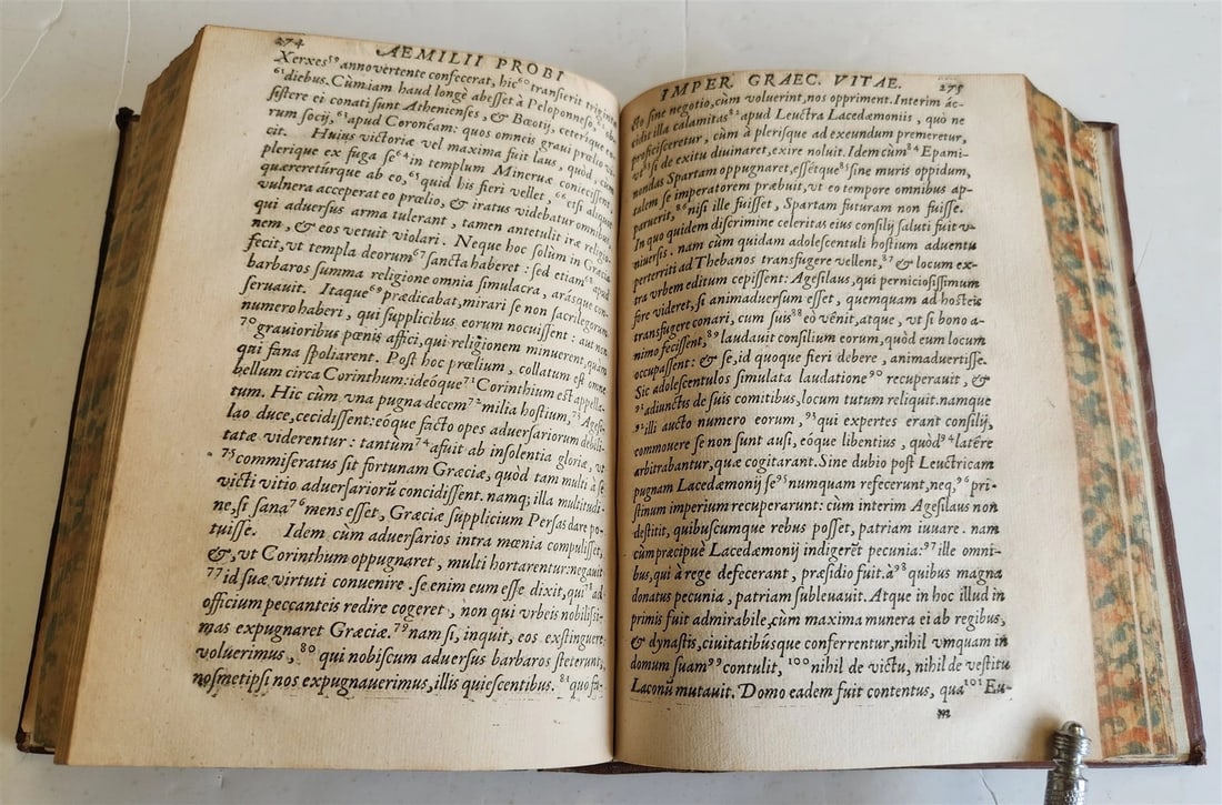 1569 Cornelius NEPOS Liber de vita excellentium imperatorum 16th CENTURY antique - 8