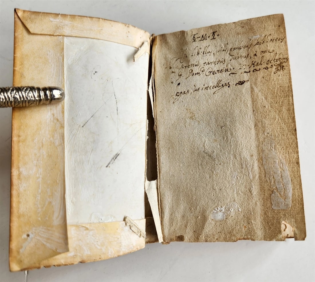 1548 ARGONAUTICA by VALERIUS FLACCUS antique POETRY vellim binding - 5