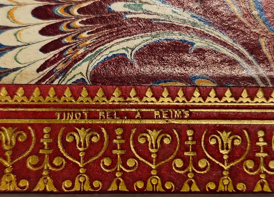 1781 ROUSSEAU Emile ou l'Education antique SIGNED GILT-STAMPED MOROCCO BINDING - 2