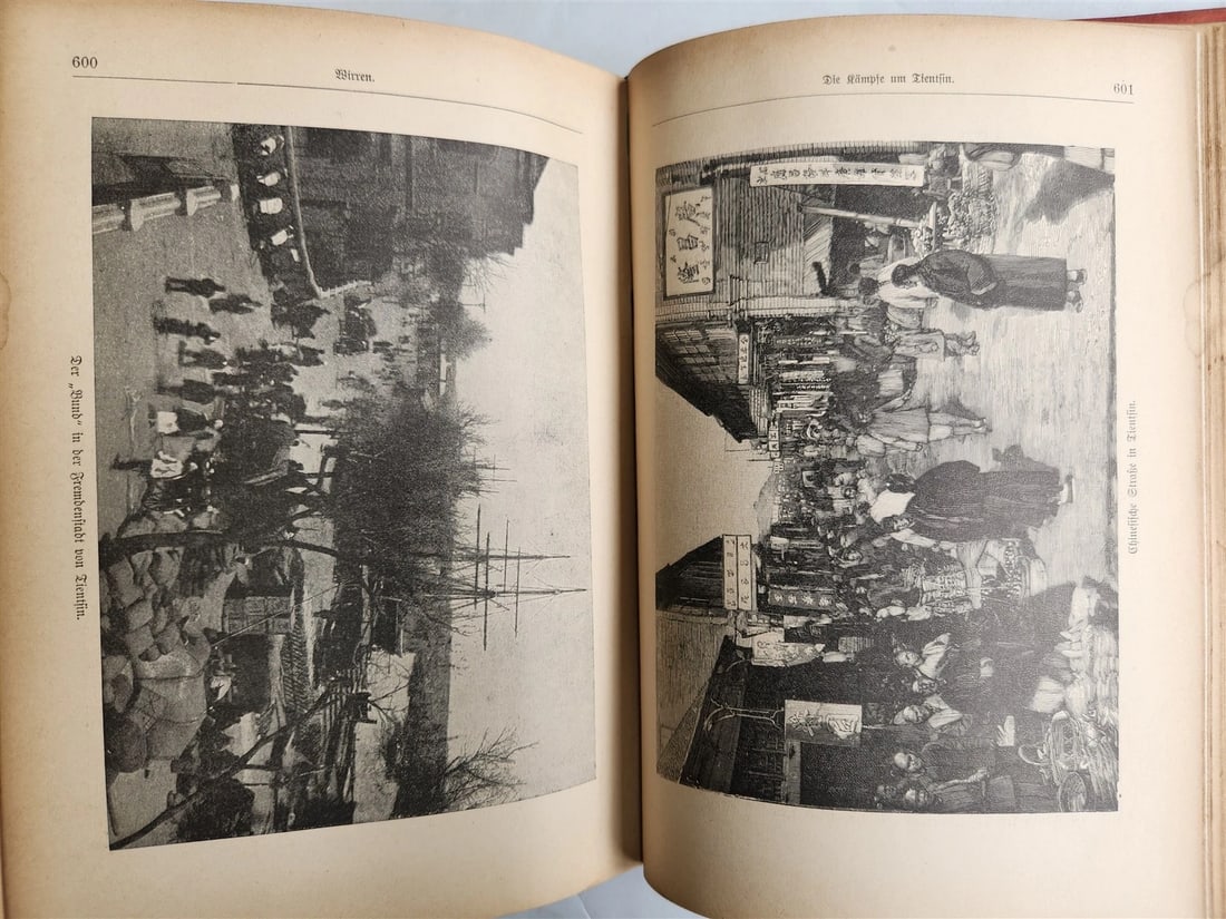 1903 CHINA LAND & PEOPLE by Dr. Emil Wilhelmy ILLUSTRATED in German ANTIQUE - 14