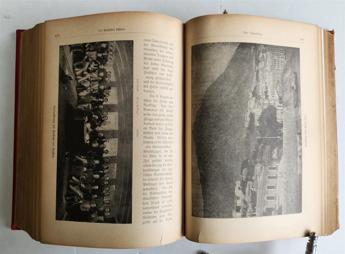 1903 CHINA LAND & PEOPLE by Dr. Emil Wilhelmy ILLUSTRATED in German ANTIQUE - 20