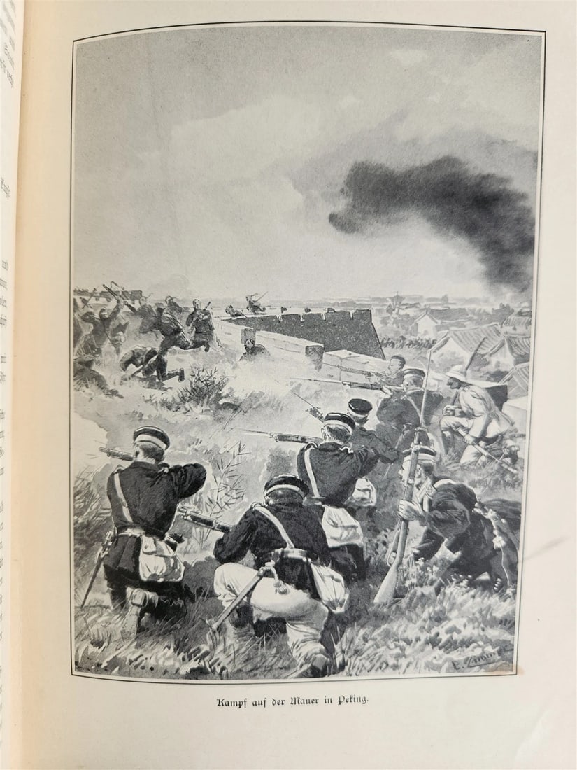 1902 Germany's struggles in E Asia 1900-1901 BOXER REBELLION ILLUSTRATED ANTIQUE - 10