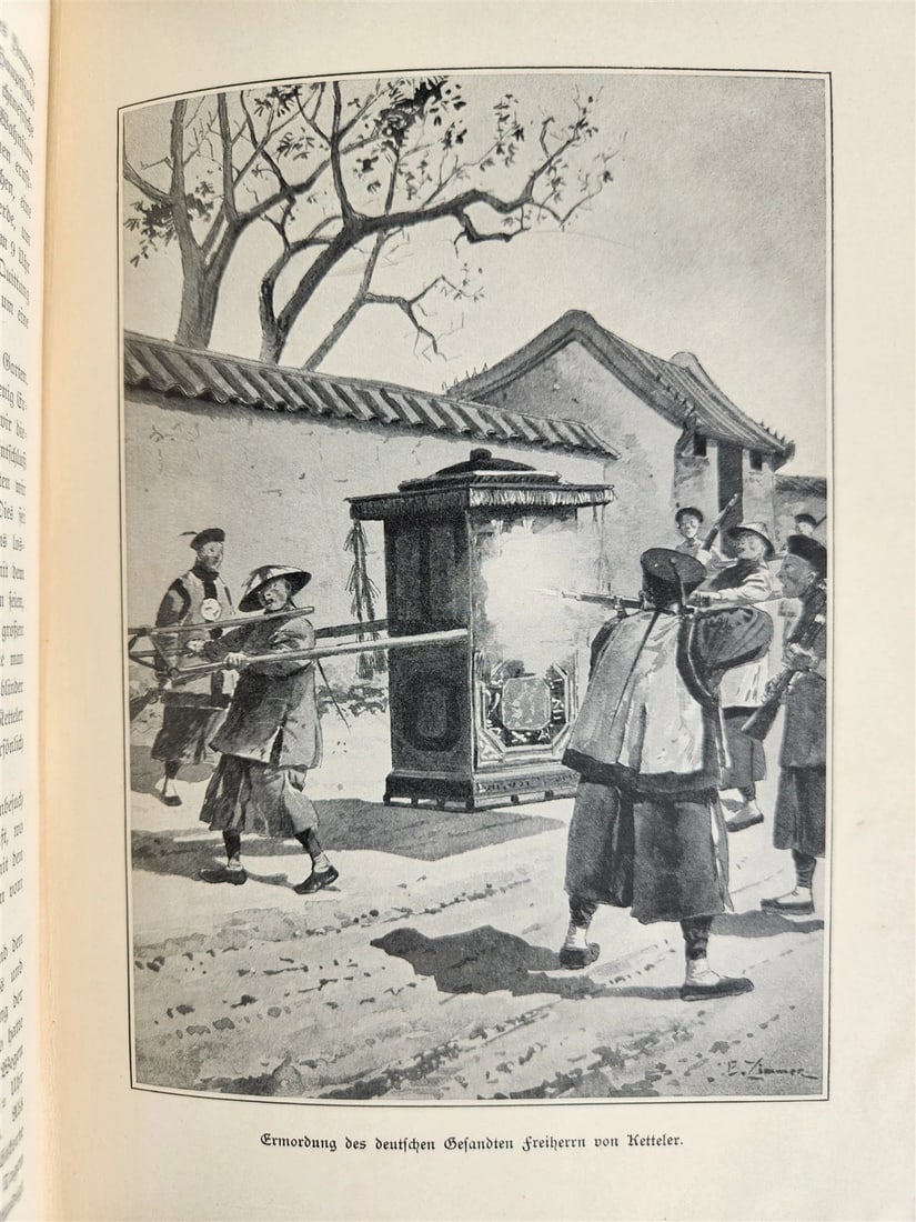 1902 Germany's struggles in E Asia 1900-1901 BOXER REBELLION ILLUSTRATED ANTIQUE - 11
