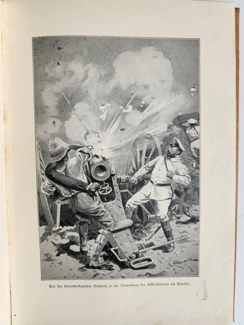 1902 Germany's struggles in E Asia 1900-1901 BOXER REBELLION ILLUSTRATED ANTIQUE - 14