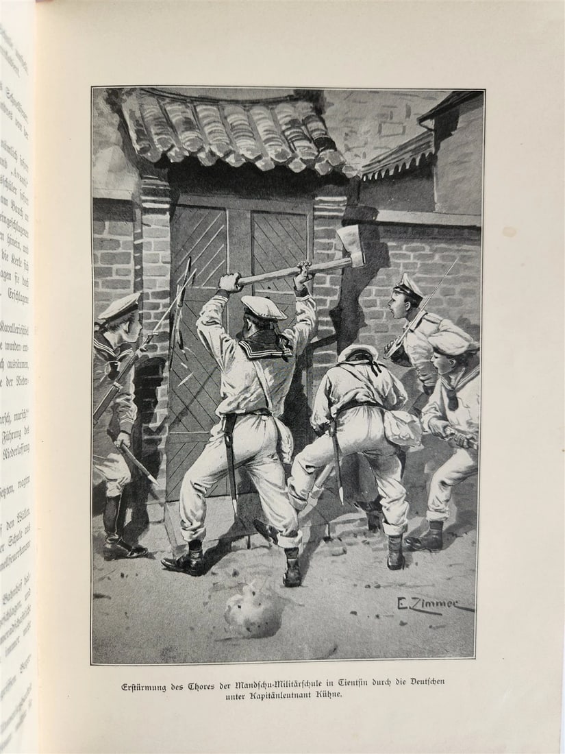 1902 Germany's struggles in E Asia 1900-1901 BOXER REBELLION ILLUSTRATED ANTIQUE - 16