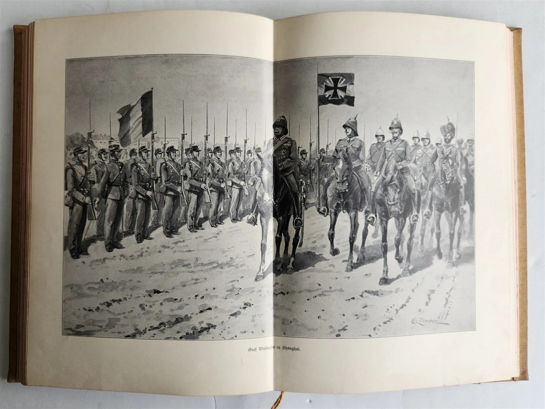 1902 Germany's struggles in E Asia 1900-1901 BOXER REBELLION ILLUSTRATED ANTIQUE - 4