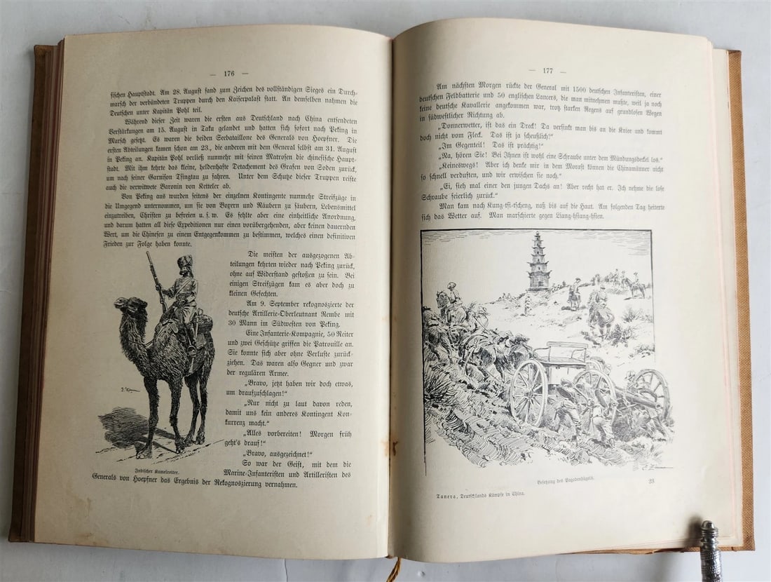 1902 Germany's struggles in E Asia 1900-1901 BOXER REBELLION ILLUSTRATED ANTIQUE - 6