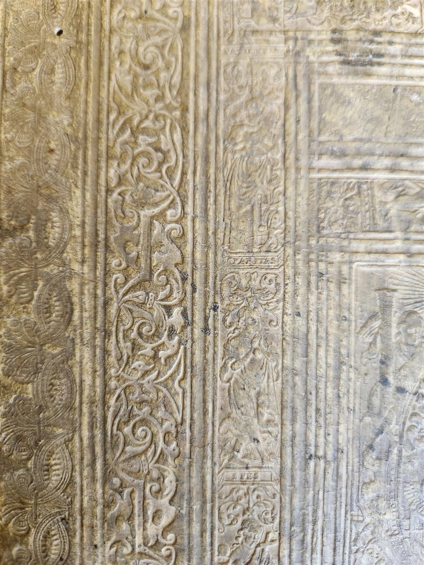 1575 Sacrae bibliothecae sanctorum patrum16th cent. ANTIQUE PIGSKIN BOUND FOLIO - 19