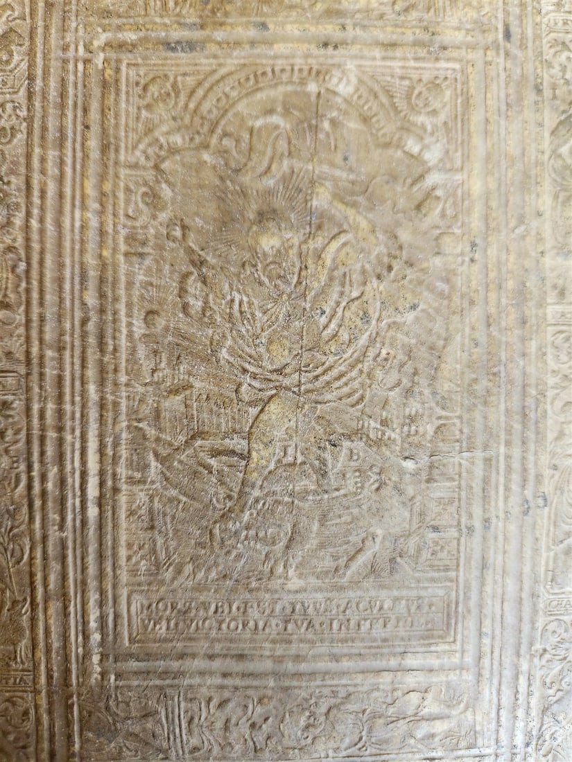 1575 Sacrae bibliothecae sanctorum patrum16th cent. ANTIQUE PIGSKIN BOUND FOLIO - 7