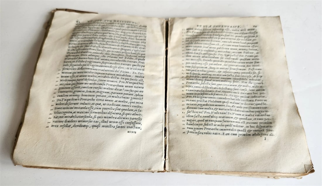 1574 TRATTATO di MESSER SEBASTIANO ERIZZO SIGNED by AUTHOR antique VELLUM BOUND - 7