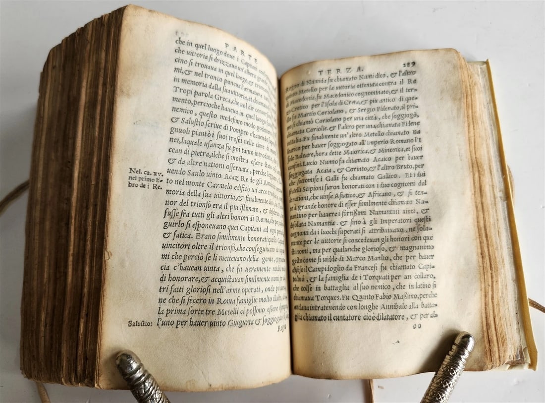 1550 Pietro Messia DELLA SELVA DI VARIA LETTIONE antique ENCYCLOPEDIA RARE - 9