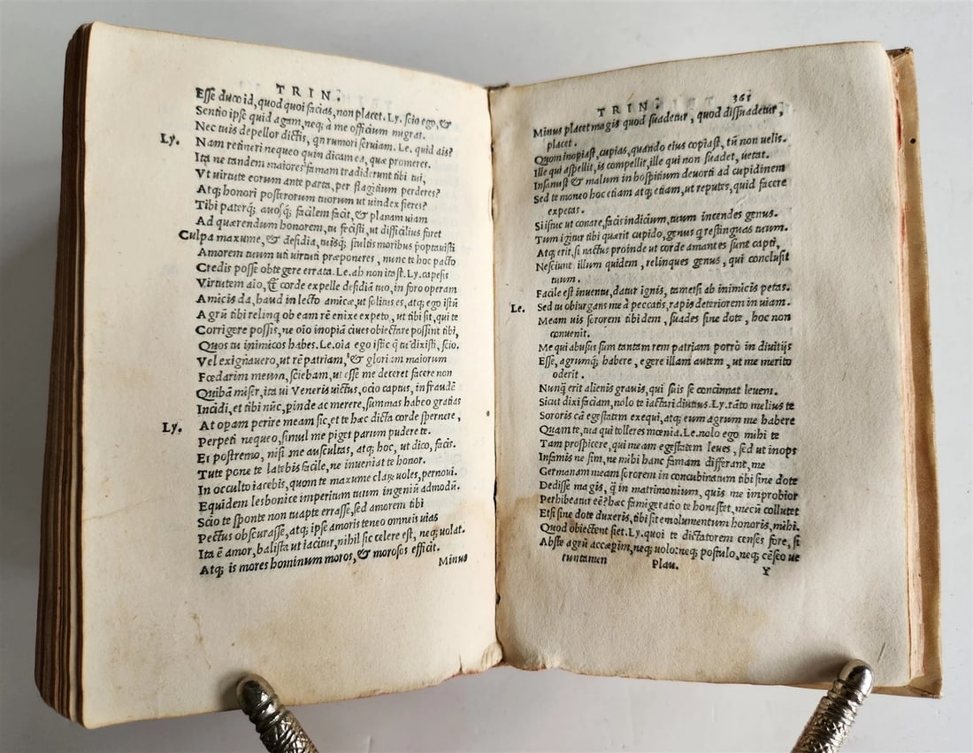 1522 POST-INCUNABULA GIUNTA EDITION of PLAUTUS COMEDIES antique VELLUM BOUND - 13