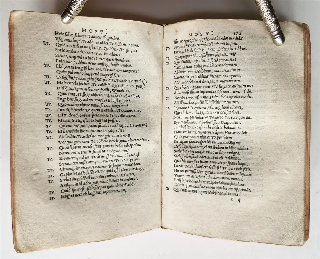 1522 POST-INCUNABULA GIUNTA EDITION of PLAUTUS COMEDIES antique VELLUM BOUND - 9