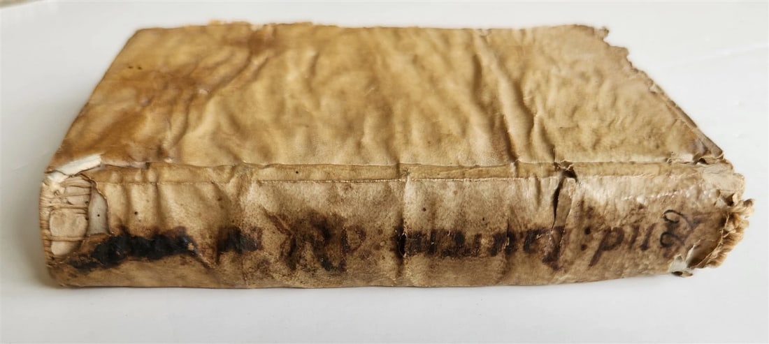 1596 MEDICAL TREATISE by ANDRE du LAURENS antique VELLUM BOUND - 2