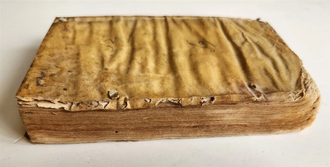 1596 MEDICAL TREATISE by ANDRE du LAURENS antique VELLUM BOUND - 3