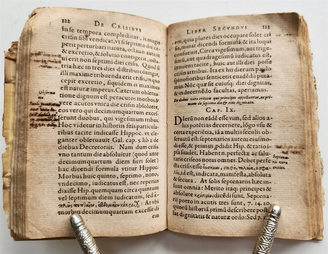 1596 MEDICAL TREATISE by ANDRE du LAURENS antique VELLUM BOUND - 4