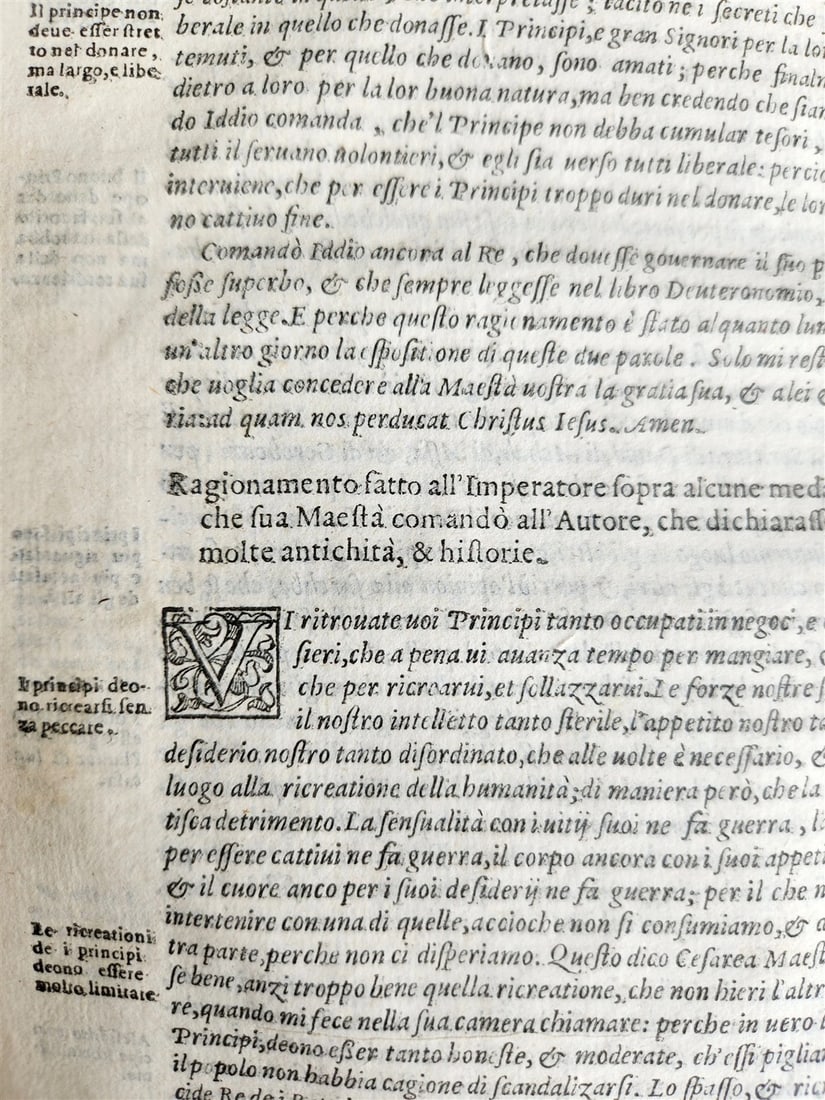 1591 LETTERE DELL'ILL. SIGNOR DON ANTONIO di GUEVARA antique 16th CENTURY - 13