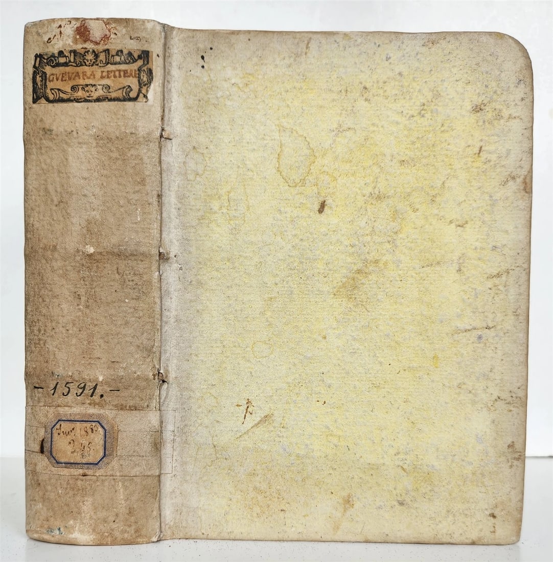 1591 LETTERE DELL'ILL. SIGNOR DON ANTONIO di GUEVARA antique 16th CENTURY - 2