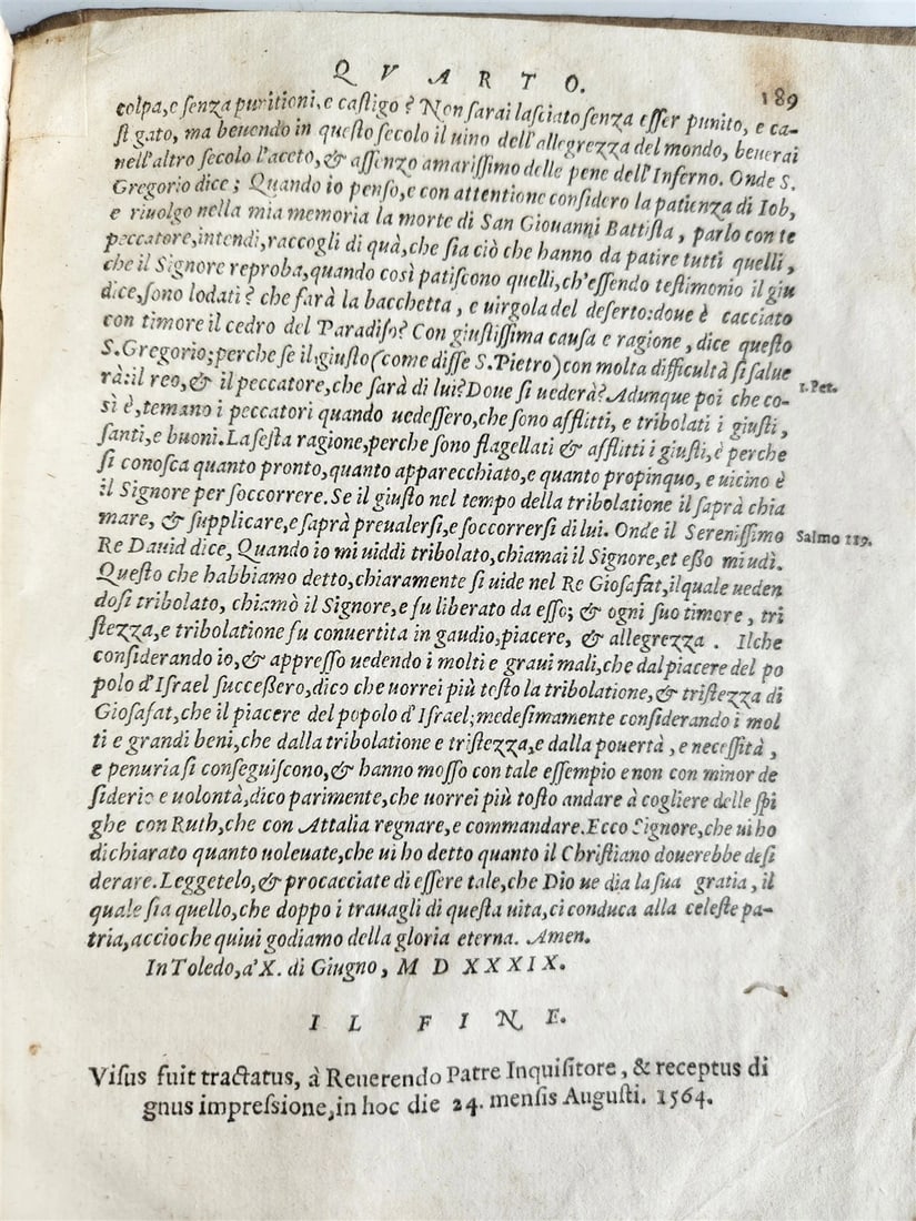 1591 LETTERE DELL'ILL. SIGNOR DON ANTONIO di GUEVARA antique 16th CENTURY - 4